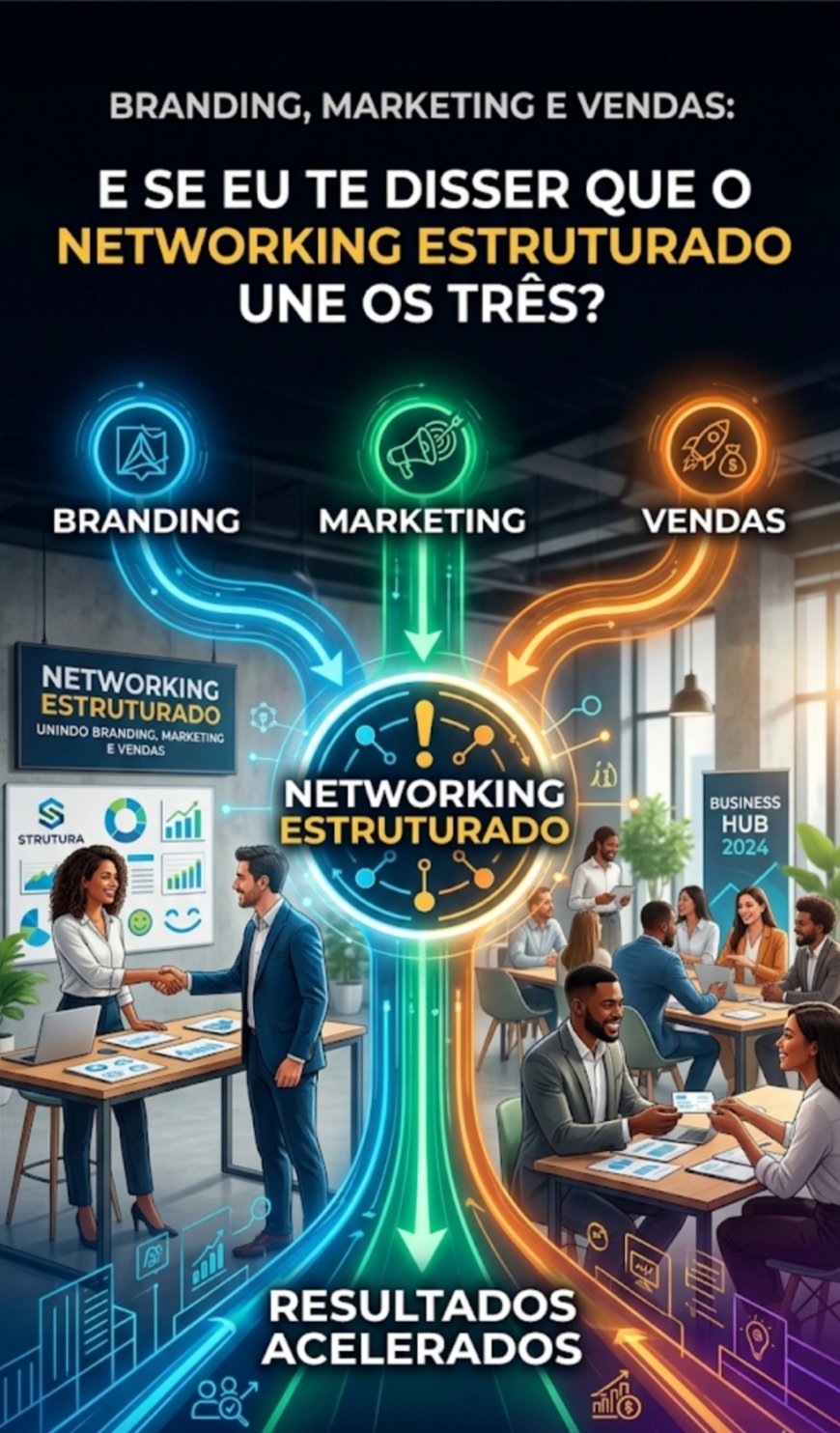 BRANDING, MARKETING E VENDAS: e se eu te dissesse que o Networking Estruturado une os três?